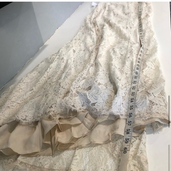 Fame and Partners Romantic rosettes long lace dress - Picture 13 of 16